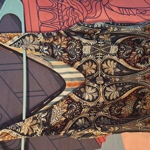 Clover Canyon Paisley and Stripe Shirt